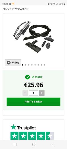 Henry Hoover (brand new attachments)