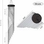 Wind Chimes Outdoor,Large Wind Chimes,36" Garden Chimes with 18 Aluminum Alloy Tubes and 3 S Hooks for Garden Patio Backyard Decor Gift etc (MULTIPLE COLOURS) Image 8