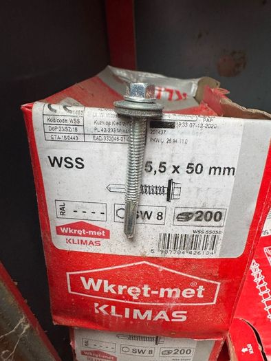 Hex Screws. 5.5 x 55mm.