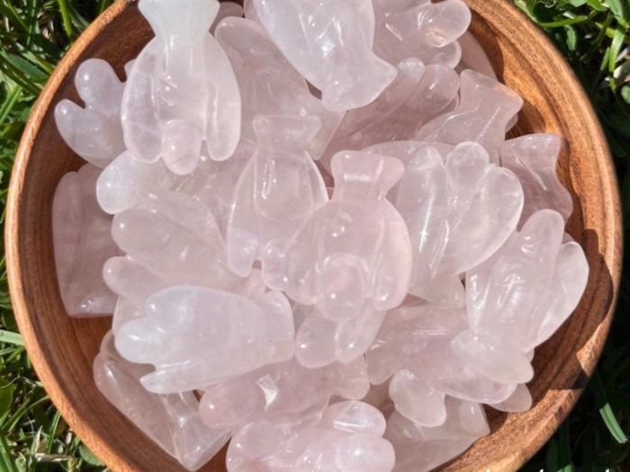 Mini Crystal Carvings Gemstones Mushroom, Heart, Star, Moon ect