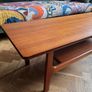Mid century teak coffee table vintage retro Image 6
