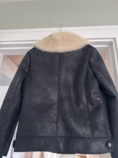 Mint Velvet Faux Fur Aviator jacket