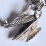 Vintage Irish Sterling Silver 14pc Charm Bracelet, Thomas O'Connor Charm Maker. Inc 1942 Pre Decimal Threepence, Dated Heart Padlock, Dublin Hallmarked Image 9
