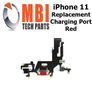 iPhone 11 Replacement Charging Port Dock Connector Flex Cable Mic Red Image 3