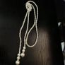 Elegant Pearl Beaded Necklace Vintage Style Image 6