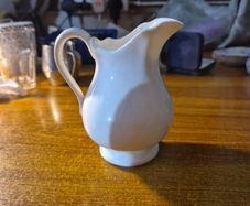 Vintage Milk Jug and Duckie Salt Dispenser
