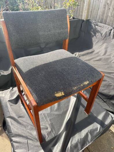 Mid Century Danish Vintage dining chair x2