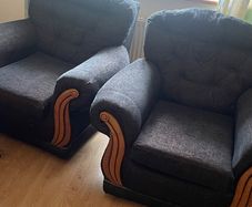 Pair of Black Armchairs, excellent condition, very comfortable