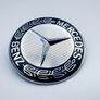 Mercedes Cls Bonnet Badge Flat Style 2 Pins W219 New A6388170116 Image 2