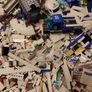 Loose Lego City Police Sets and Pieces White and Blue Lego Image 6