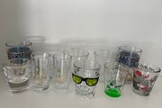 Selection of shot &amp; mini glasses. Total 11 items. All in super condition.