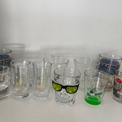 Selection of shot & mini glasses. Total 11 items. All in super condition.