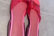 Charles &amp; Keith Clear Slingback Flats