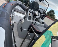 6.5 m narwhal rib boat 150 ho mariner 90 hours