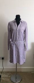 Ralph Lauren striped shirt dress - sz 12