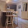 Grey wooden bar stools E50 each Image 4
