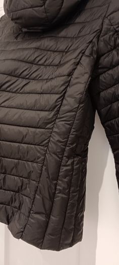 Fitted Black Puffa Jacket