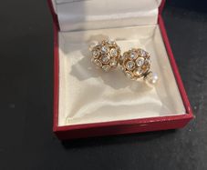 dior earrings tribal