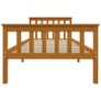 Bed Frame Honey Brown Solid Pinewood 100x200 cm Image 4