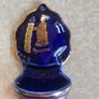 Vintage Small Colbalt Blue/ Gokd Holywater Font Image 5