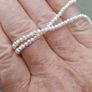 Suarti Branded Baroque Pearl Necklace on Sterling Silver Closures Image 7