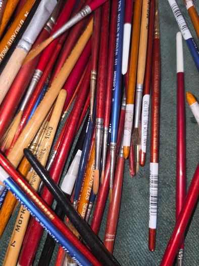 430X Professional Painting Brushes made in England Winsor Newton sable brushes Oil Painting Watercolour Hog bris