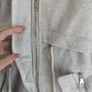 coat , Light gray , beige hooded coat Women Jacket warm , winter autumn Image 4