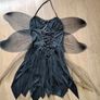 Black Fairy Dress   Size 8-10 Image 3