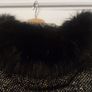 CALVIN KLEIN Womens size SMALL Wool Duffle Coat Faux Fur Trim Hood Image 7