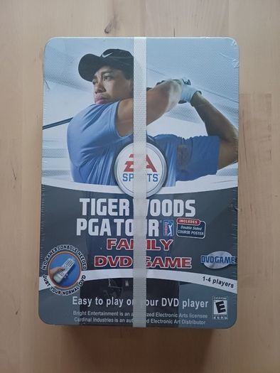 Tiger Woods PGA Tour Family DVD Player Golf Game NEW