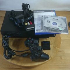 Sony PlayStation 2 PS2 Fat Console Bundle SCPH-50003 Black - Controller, Memory Card & Games