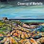 Lambay Island and Tower Bay Beach, Dublin. Large painting by Irish artist Helen Mathews Image 4