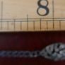 Vintage Sterling Silver 925 Leaf Drop Fine Silver Pendant and Necklace 1,7g L-8,5" Image 10
