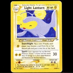 Light Lanturn 23/105 Non Holo Rare WOTC Neo Destiny 2002 Pokemon Card Vintage
