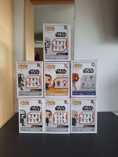 Funko Pops - Darth Maul, Mando with Special editions