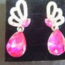 Beautiful Butterfly Drop Earrings. Image 2