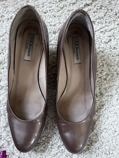 LK Bennett Champagne Wedges