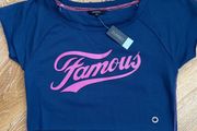 Brand New Navy Crop Top Size 10