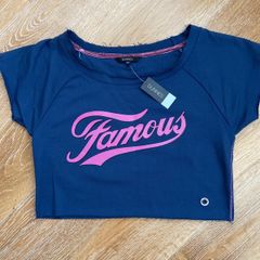 Brand New Navy Crop Top Size 10