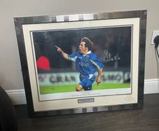 Signed Gianfranco Zola Picture Frame