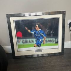 Signed Gianfranco Zola Picture Frame