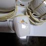 vintage porcelain tea set. 22 piece set in very good condition. Image 5