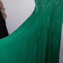 Green 100% silk baby-doll dress size 10 Image 5