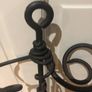 Black iron 6 Wine Bottle  Holder Image 2