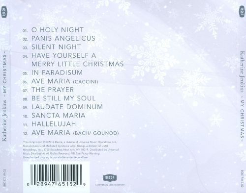 My Christmas by Katherine Jenkins. CD. Free Postage!