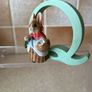 Beatrix Potter Handpainted Alphabet Rabbit Fugures Collection Image 9