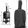 Pizza Oven Cover, Outdoor Camping Pizza Oven Protective Cover Heavy Duty Waterproof Weather Resistant Dust-Proof Grill Oven Cover Image 2