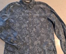 Basler silk blue Shirt M stunning