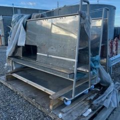 Large Industrial Changepart A Frame Trolleys x2