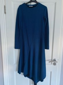 Zara Zig Zag Hem Dress